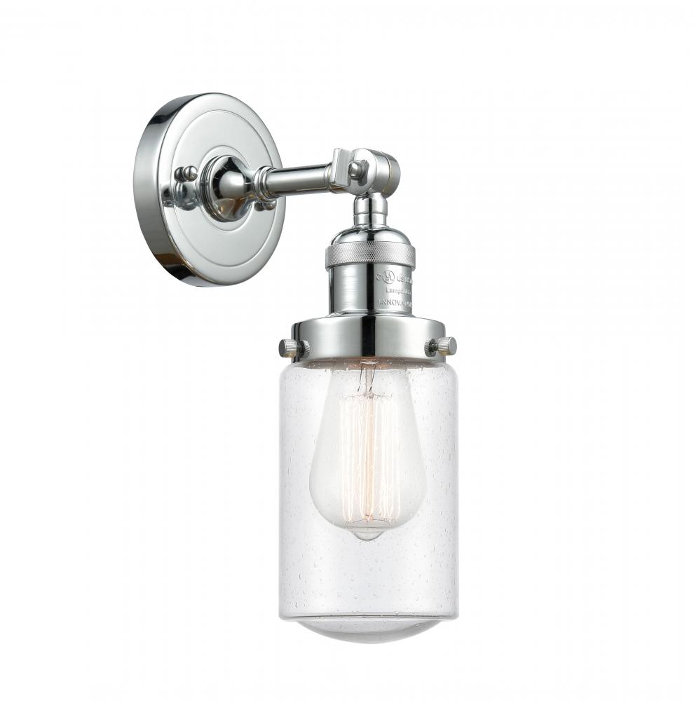 Dover - 1 Light - 5 inch - Polished Chrome - Adjustable Sconce