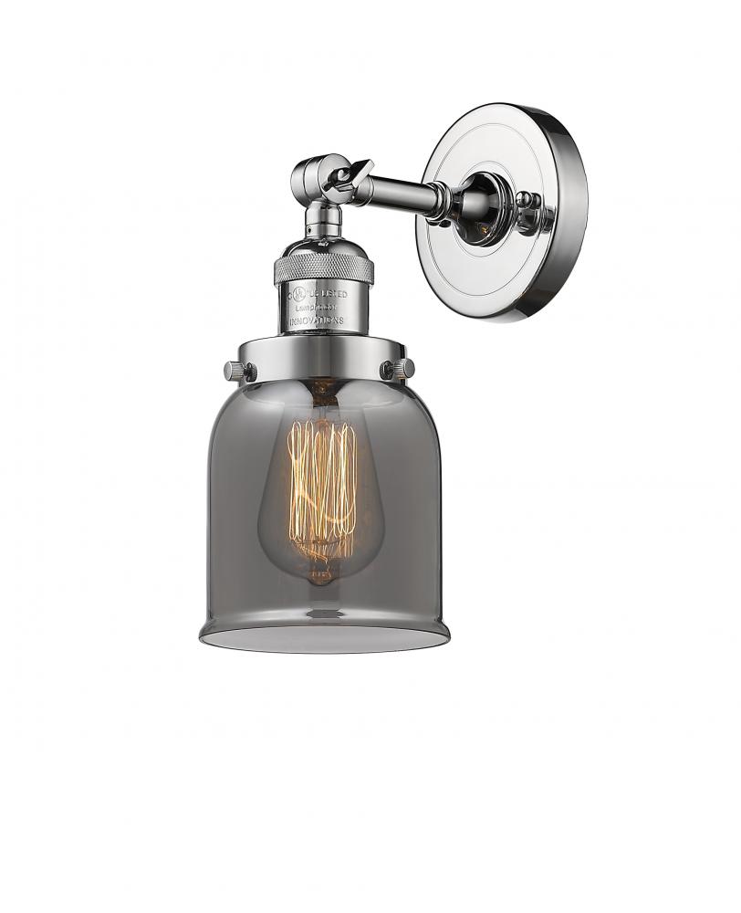 Bell - 1 Light - 5 inch - Polished Chrome - Adjustable Sconce