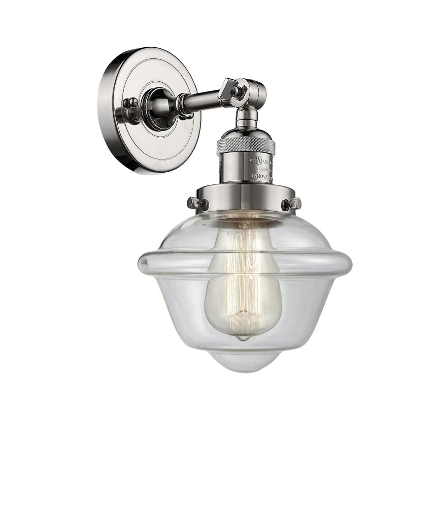 Oxford - 1 Light - 8 inch - Polished Nickel - Adjustable Sconce