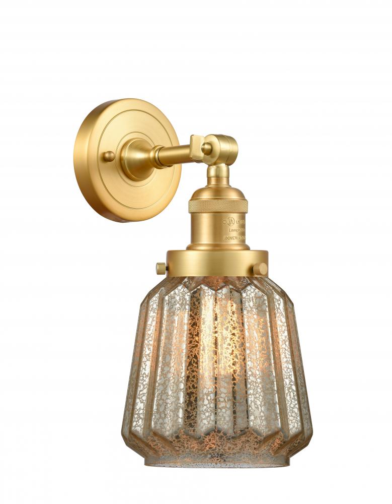 Chatham - 1 Light - 7 inch - Satin Gold - Adjustable Sconce