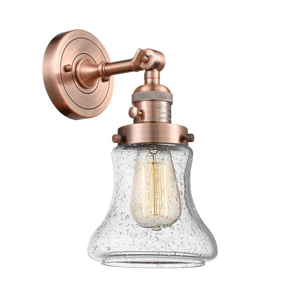 Bellmont - 1 Light - 7 inch - Antique Copper - Adjustable Sconce