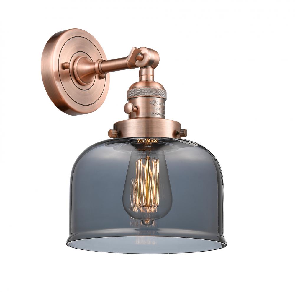 Bell - 1 Light - 8 inch - Antique Copper - Adjustable Sconce