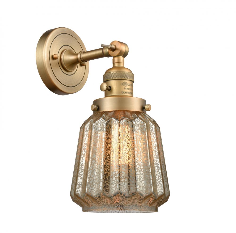 Chatham - 1 Light - 7 inch - Brushed Brass - Adjustable Sconce