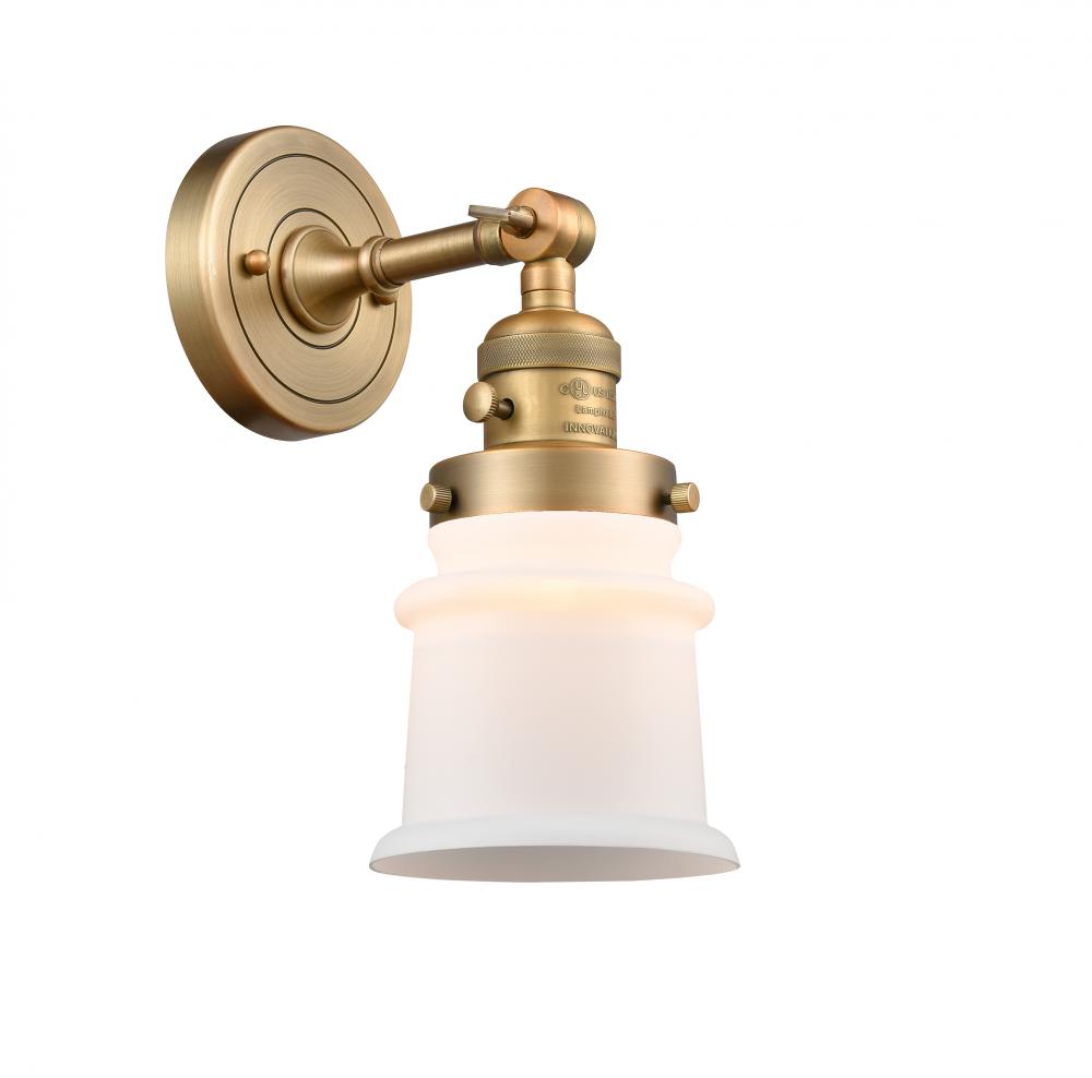 Canton - 1 Light - 5 inch - Brushed Brass - Adjustable Sconce