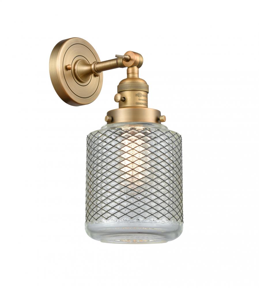 Stanton - 1 Light - 6 inch - Brushed Brass - Adjustable Sconce