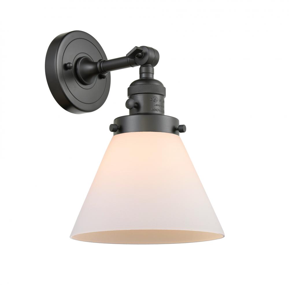 Cone - 1 Light - 8 inch - Oil Rubbed Bronze - Adjustable Sconce