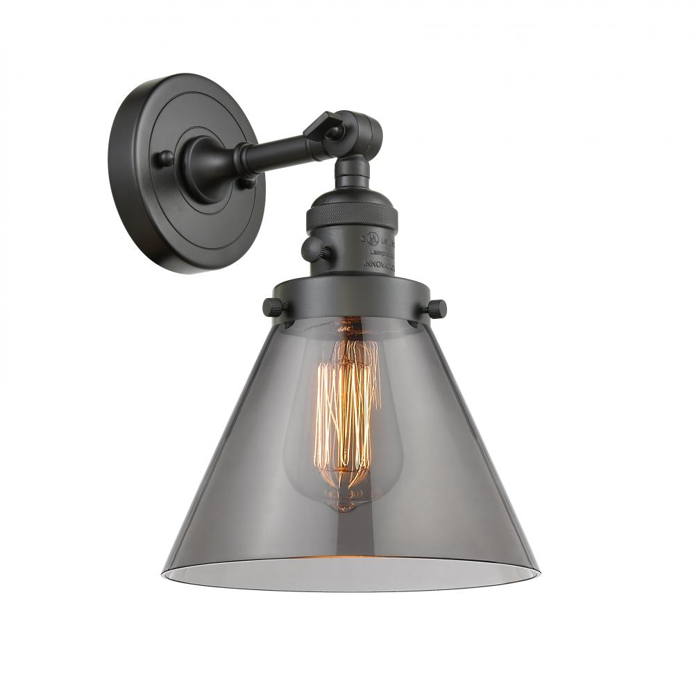 Cone - 1 Light - 8 inch - Oil Rubbed Bronze - Adjustable Sconce
