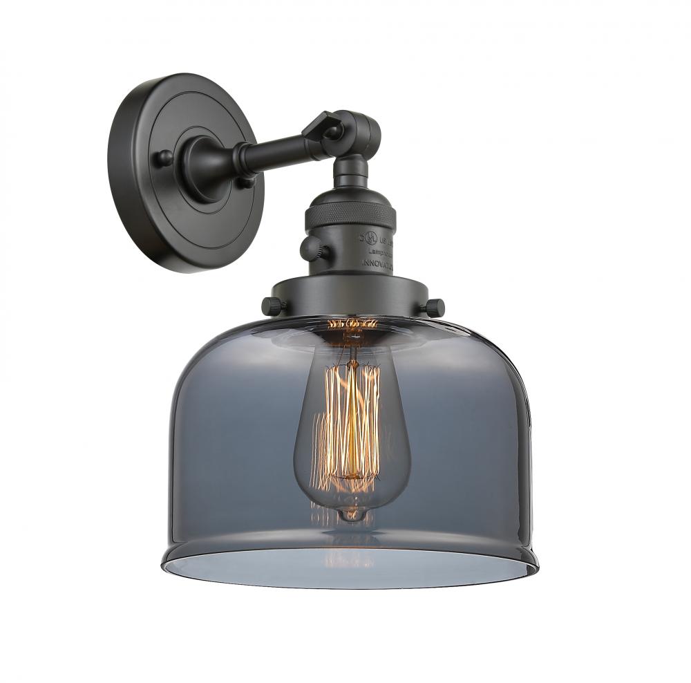 Bell - 1 Light - 8 inch - Oil Rubbed Bronze - Adjustable Sconce
