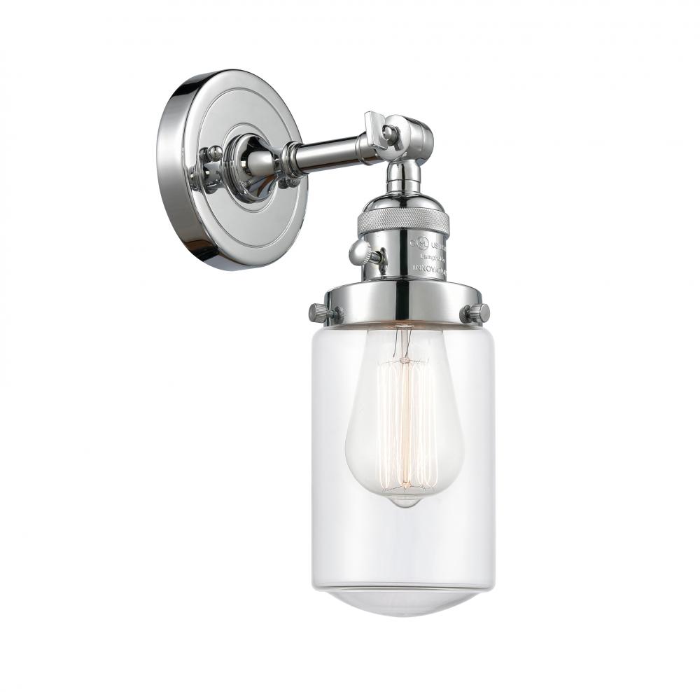 Dover - 1 Light - 5 inch - Polished Chrome - Adjustable Sconce
