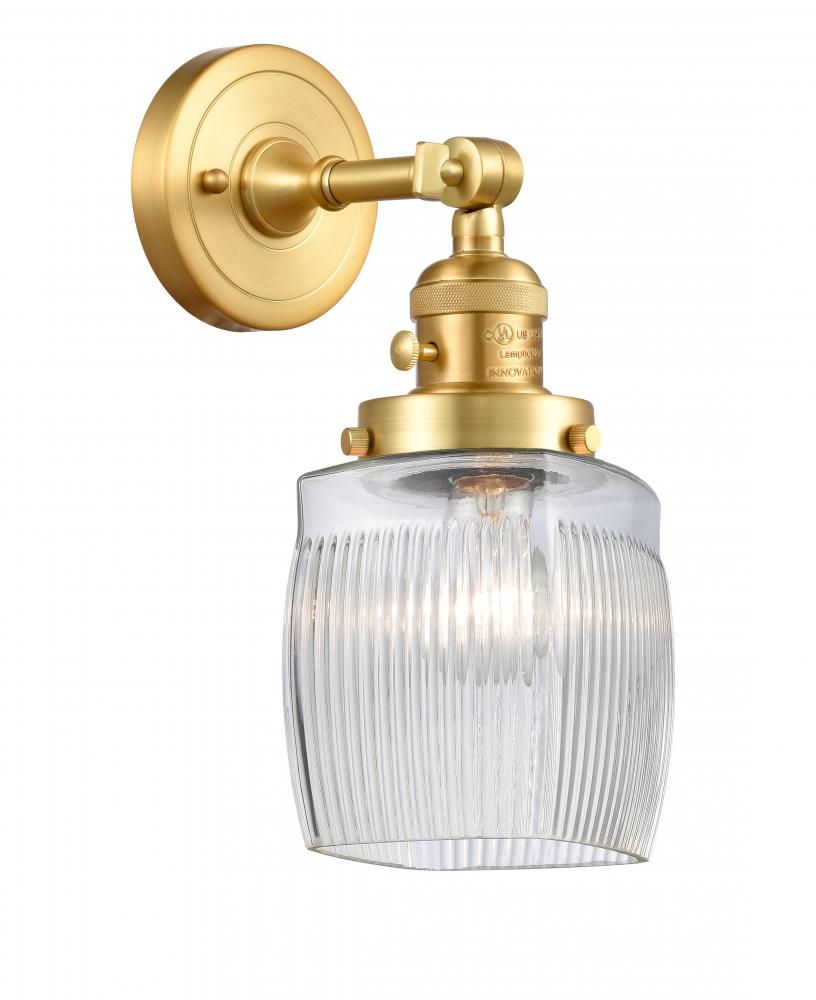 Colton - 1 Light - 6 inch - Satin Gold - Adjustable Sconce