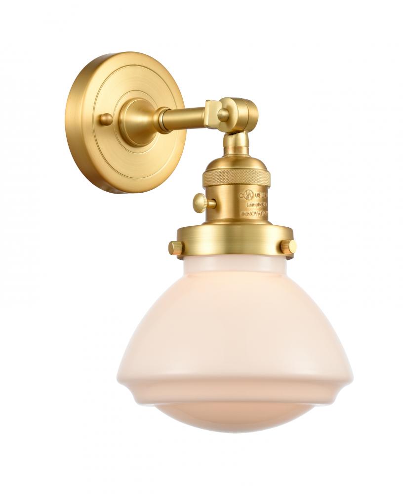 Olean - 1 Light - 7 inch - Satin Gold - Adjustable Sconce
