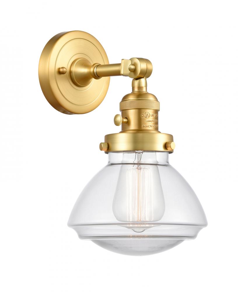 Olean - 1 Light - 7 inch - Satin Gold - Adjustable Sconce