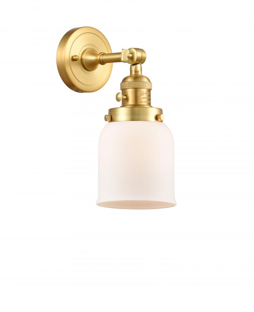 Bell - 1 Light - 5 inch - Satin Gold - Adjustable Sconce