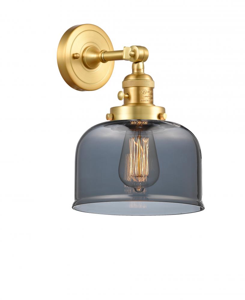 Bell - 1 Light - 8 inch - Satin Gold - Adjustable Sconce
