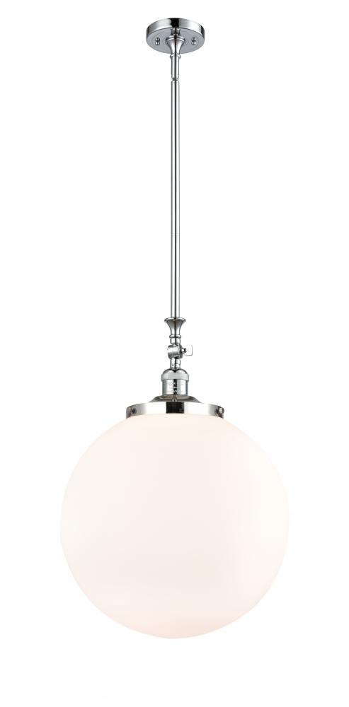 Beacon - 1 Light - 16 inch - Polished Chrome - Stem Hung - Adjustable Mini Pendant