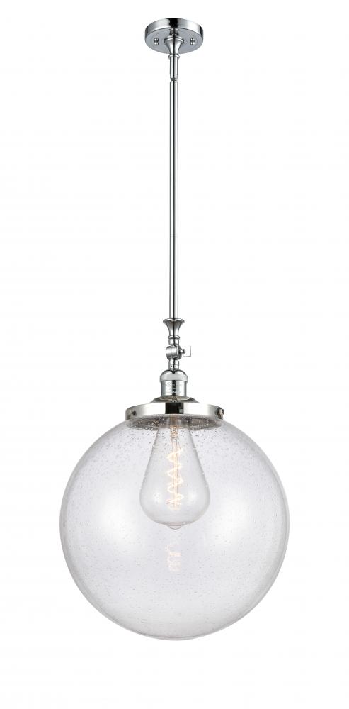 Beacon - 1 Light - 16 inch - Polished Chrome - Stem Hung - Adjustable Mini Pendant