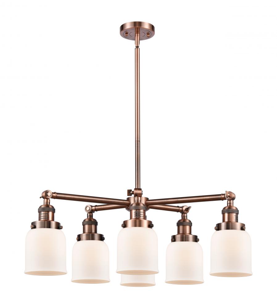 Small Bell 6 Light Chandelier
