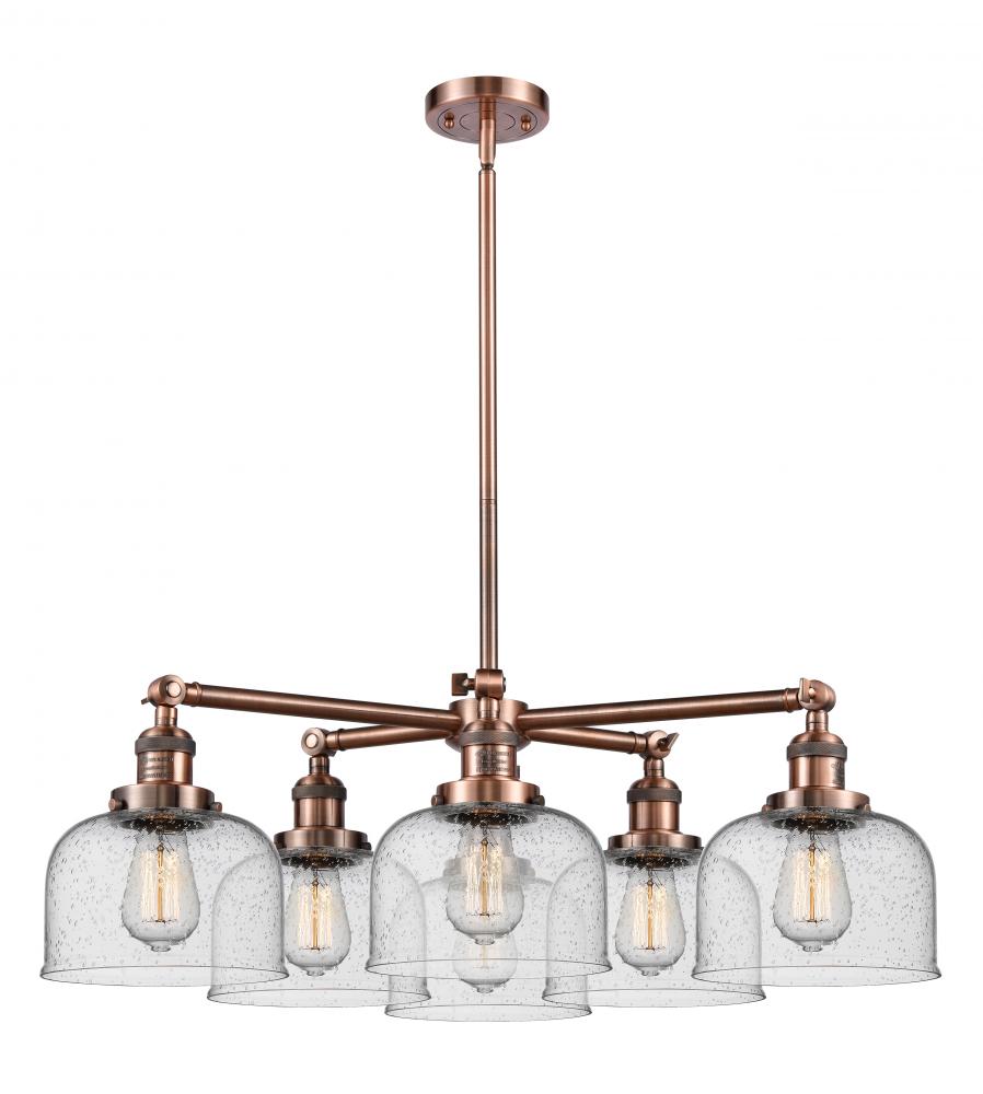 Large Bell 6 Light Chandelier