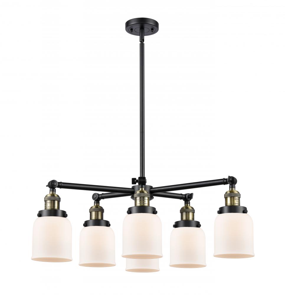 Small Bell 6 Light Chandelier
