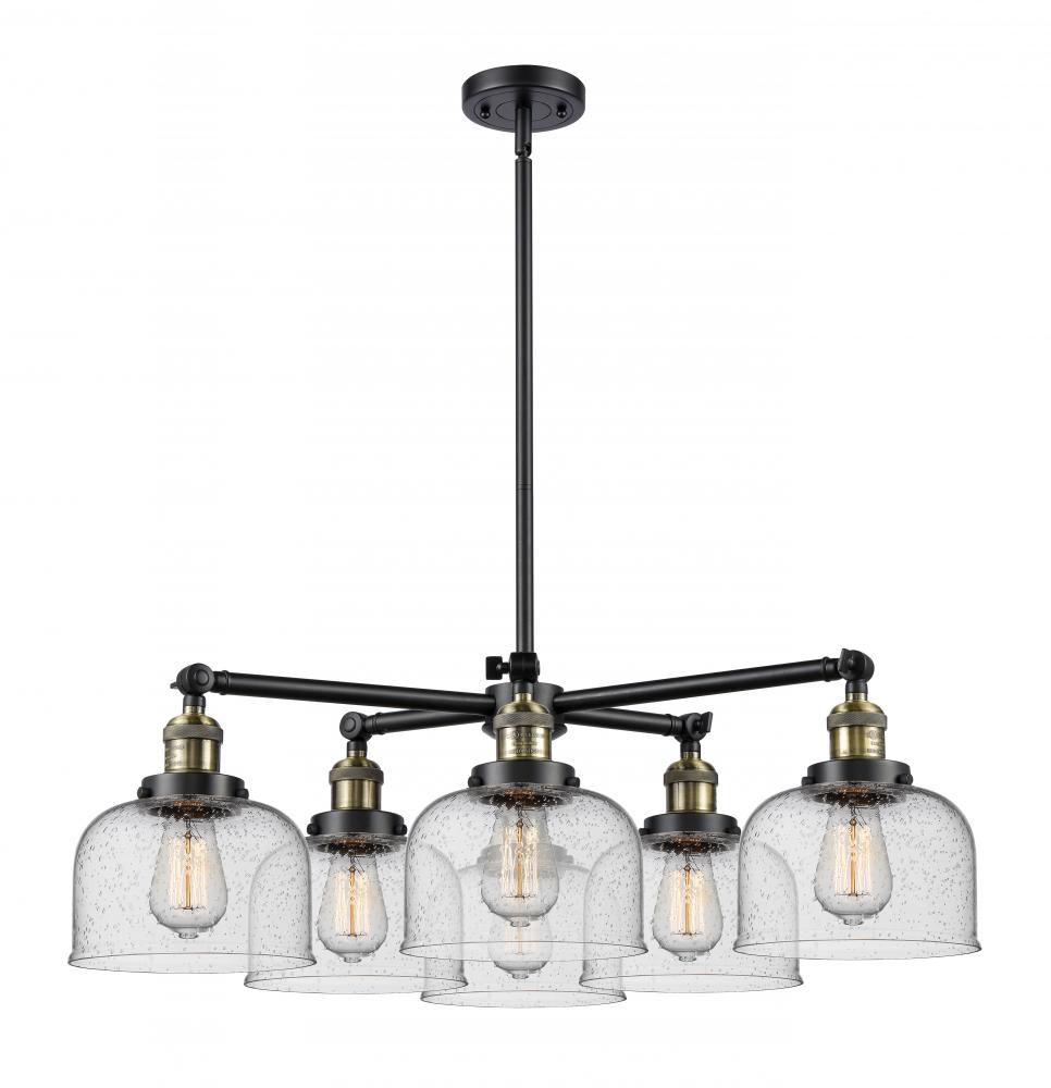 Large Bell 6 Light Chandelier