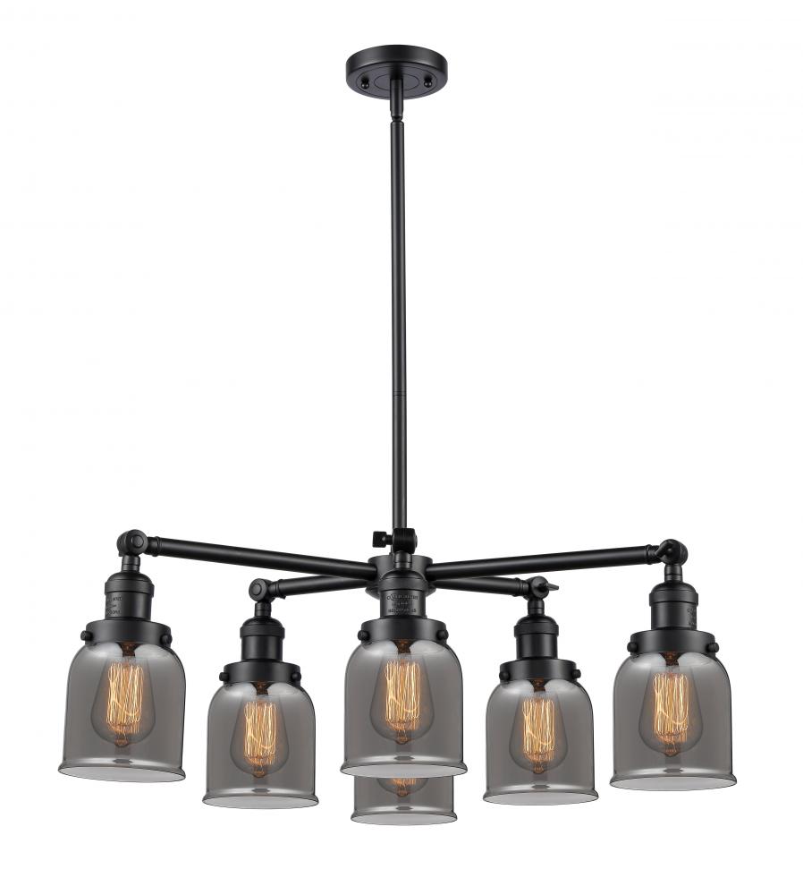 Small Bell 6 Light Chandelier