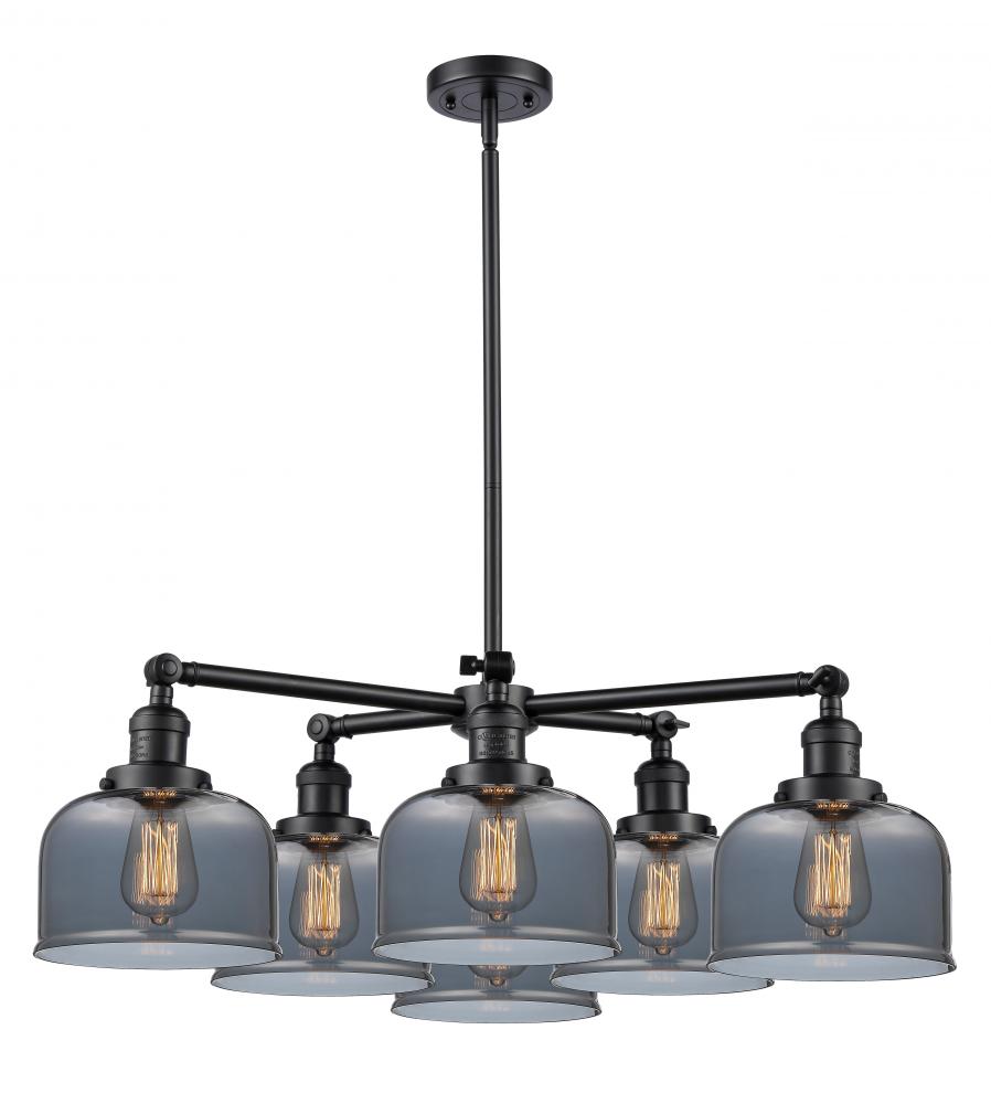 Large Bell 6 Light Chandelier
