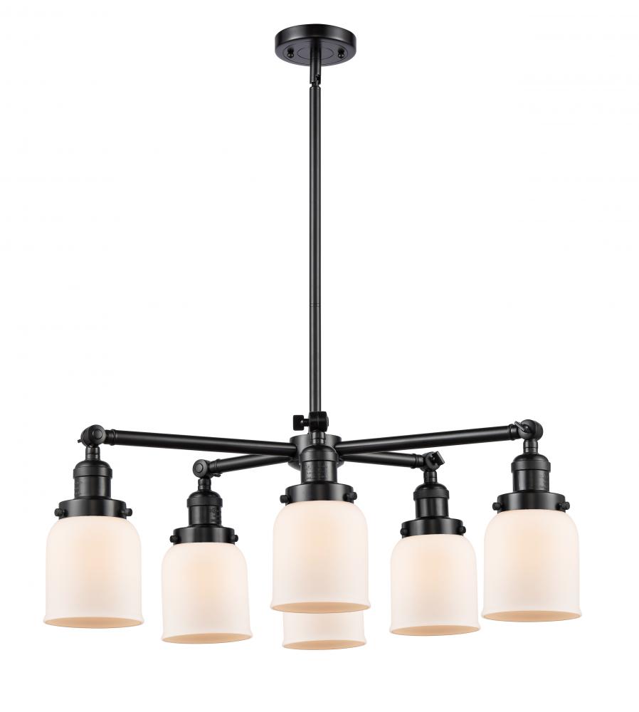Small Bell 6 Light Chandelier