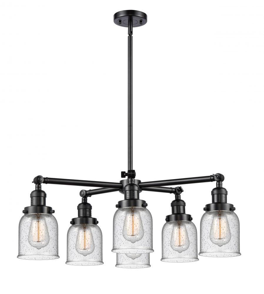 Small Bell 6 Light Chandelier