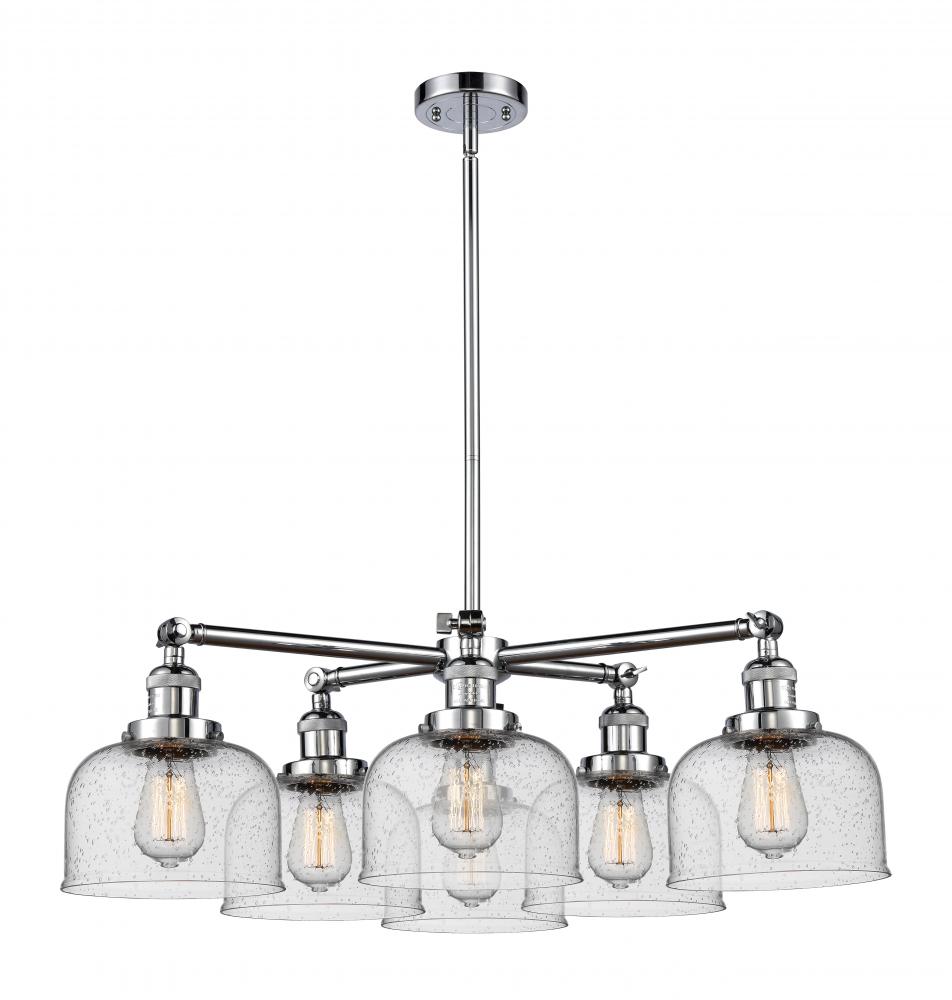 Large Bell 6 Light Chandelier
