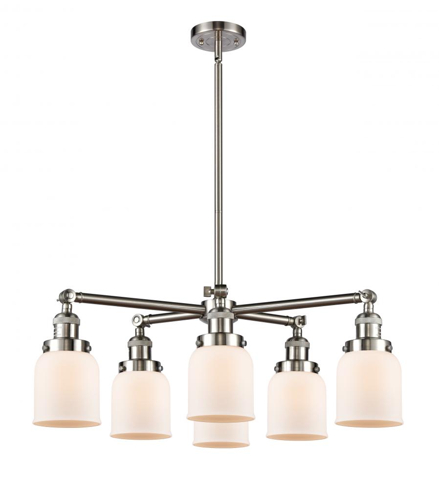 Small Bell 6 Light Chandelier