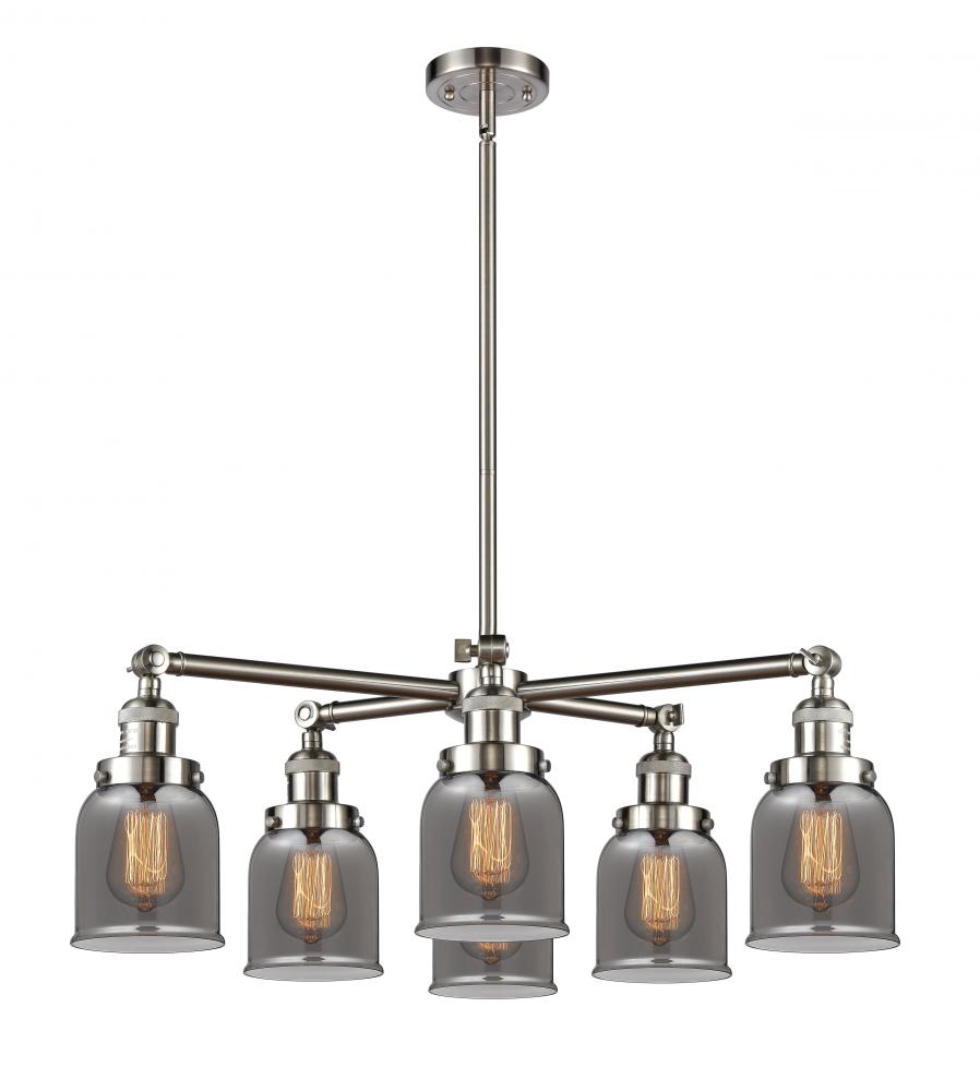 Small Bell 6 Light Chandelier