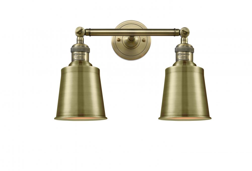 Addison - 2 Light - 16 inch - Antique Brass - Adjustable Bath Vanity Light