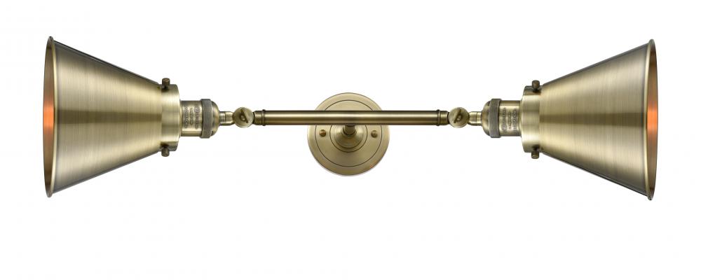 Appalachian - 2 Light - 8 inch - Antique Brass - Adjustable Bath Vanity Light