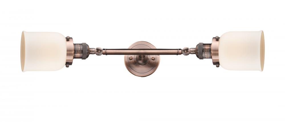Bell - 2 Light - 5 inch - Antique Copper - Adjustable Bath Vanity Light