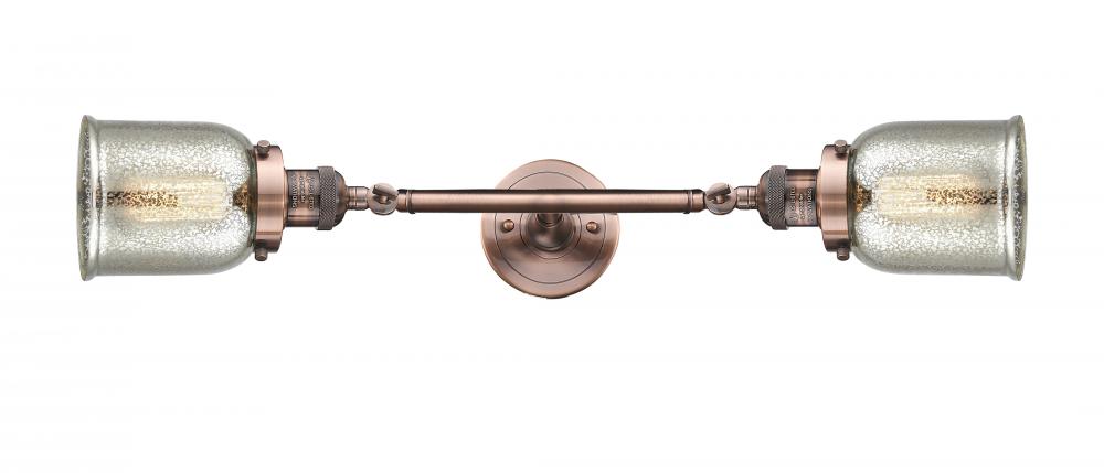Bell - 2 Light - 5 inch - Antique Copper - Adjustable Bath Vanity Light