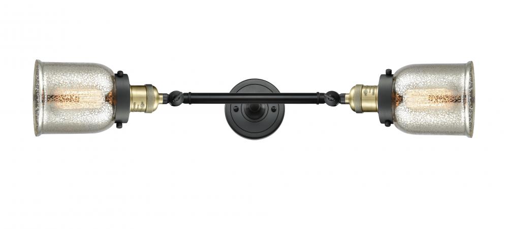 Bell - 2 Light - 5 inch - Black Antique Brass - Adjustable Bath Vanity Light