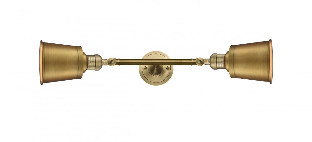 Addison - 2 Light - 5 inch - Brushed Brass - Adjustable Bath Vanity Light