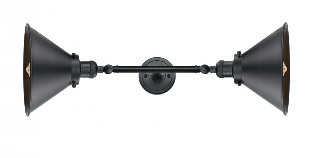 Briarcliff - 2 Light - 10 inch - Matte Black - Adjustable Bath Vanity Light