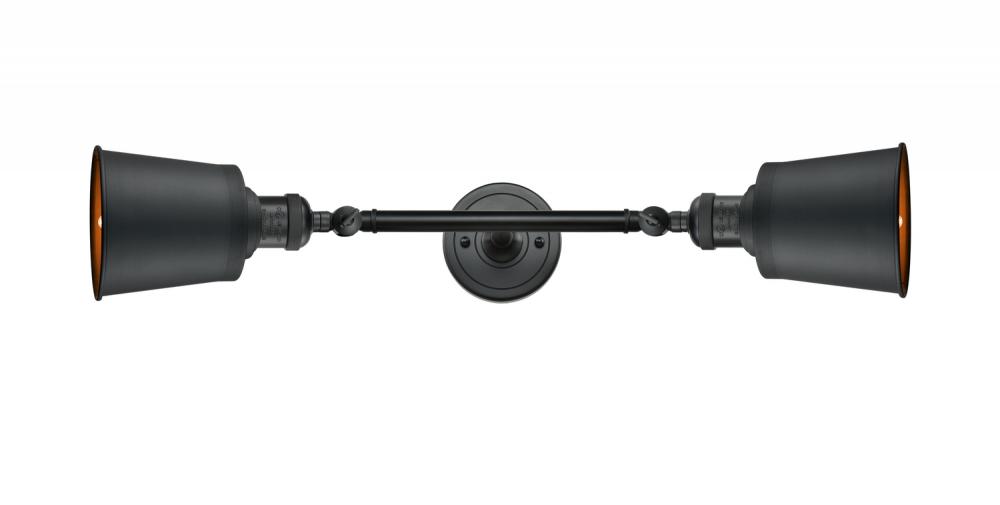 Addison - 2 Light - 5 inch - Matte Black - Adjustable Bath Vanity Light