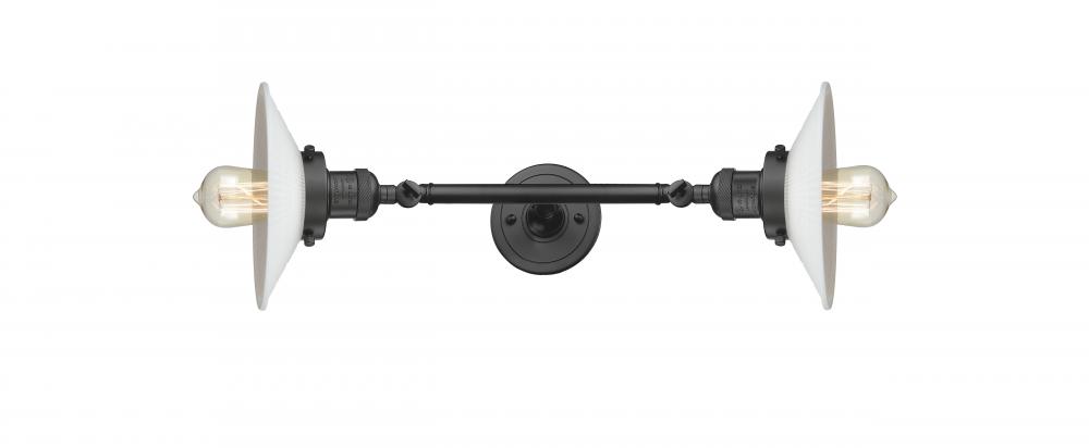 Halophane - 2 Light - 9 inch - Oil Rubbed Bronze - Adjustable Bath Vanity Light