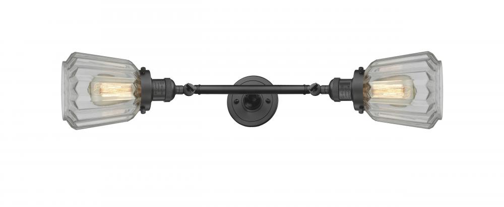 Chatham - 2 Light - 7 inch - Oil Rubbed Bronze - Adjustable Bath Vanity Light