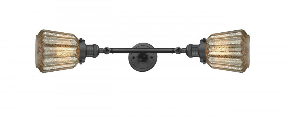 Chatham - 2 Light - 7 inch - Oil Rubbed Bronze - Adjustable Bath Vanity Light