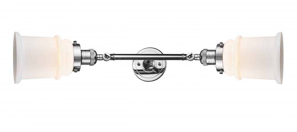 Canton - 2 Light - 6 inch - Polished Chrome - Adjustable Bath Vanity Light