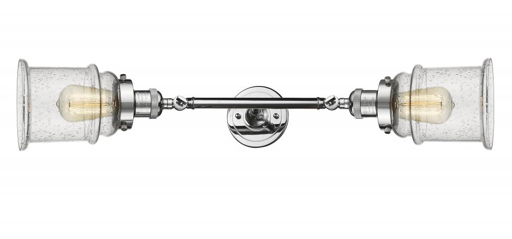Canton - 2 Light - 6 inch - Polished Chrome - Adjustable Bath Vanity Light