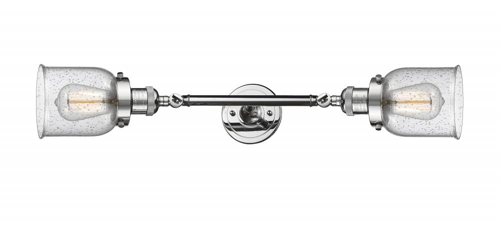 Bell - 2 Light - 5 inch - Polished Chrome - Adjustable Bath Vanity Light