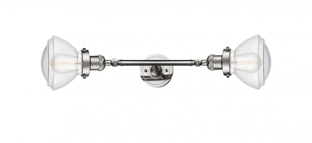 Olean - 2 Light - 7 inch - Polished Nickel - Adjustable Bath Vanity Light