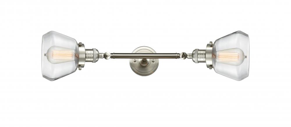 Fulton - 2 Light - 7 inch - Brushed Satin Nickel - Adjustable Bath Vanity Light