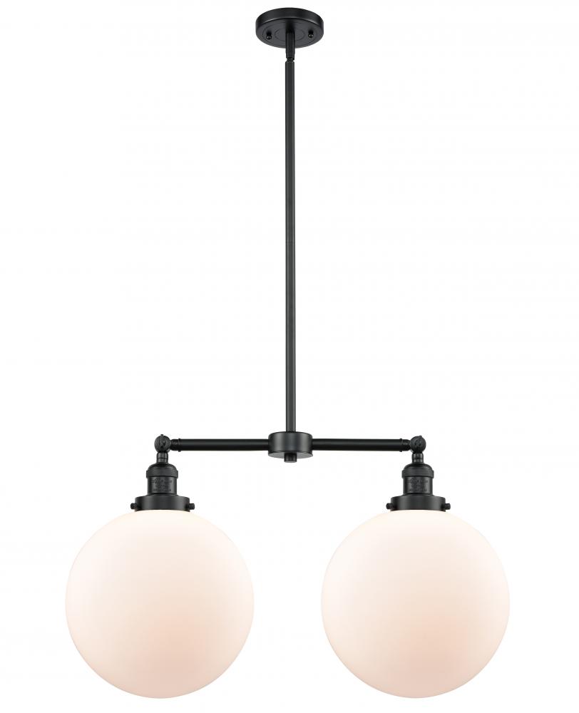 Beacon - 2 Light - 27 inch - Oil Rubbed Bronze - Stem Hung - Adjustable Island Light