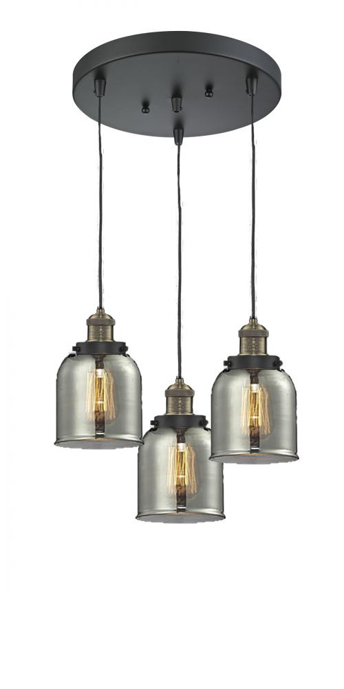 Small Bell 3 Light Multi-Pendant