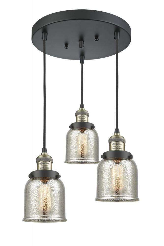 Small Bell 3 Light Multi-Pendant